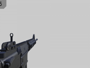 m4a1 assault rifle 3D 모델