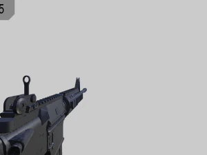 m4a1 assault rifle 3D Model