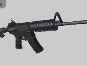 m4a1 assault rifle 3D Model
