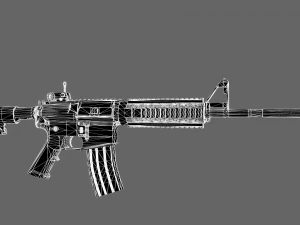 m4a1 assault rifle 3D Model