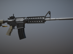 m4a1 assault rifle 3D 모델