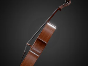classical cello pbr 3D Model