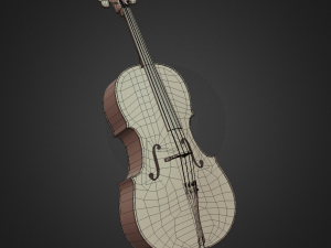classical cello pbr 3D 모델