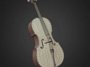 classical cello pbr 3D Model