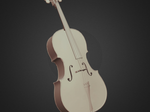 classical cello pbr 3D 모델
