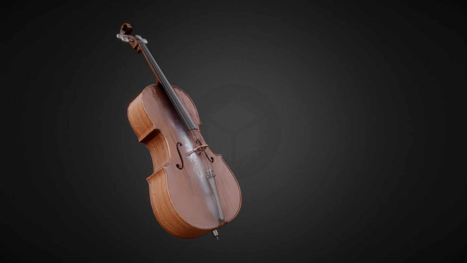 classical cello pbr 3D Model .c4d .max .obj .3ds .fbx .stl .blend 