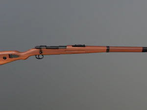 k98 sniper rifle pbr 3D Model