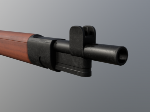 k98 sniper rifle pbr Modelo 3D