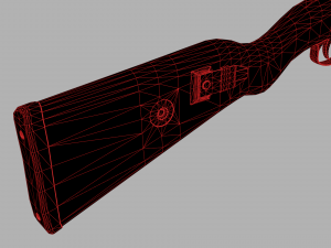 k98 sniper rifle pbr Modelo 3D
