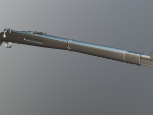 k98 sniper rifle pbr Modelo 3D