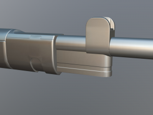 k98 sniper rifle pbr Modelo 3D