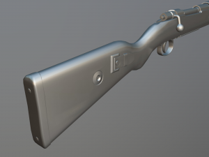 k98 sniper rifle pbr Modelo 3D