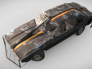 apocalyptic coupe pbr 3D Model