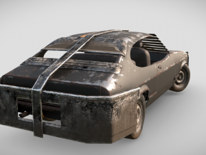 apocalyptic coupe pbr 3D Model