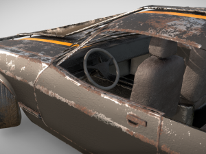 apocalyptic coupe pbr 3D Model