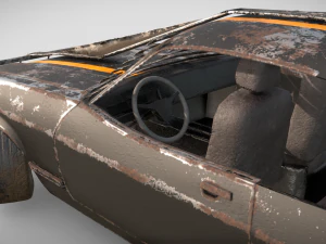 apocalyptic coupe pbr 3D Model