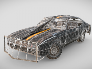 apocalyptic coupe pbr 3D Model