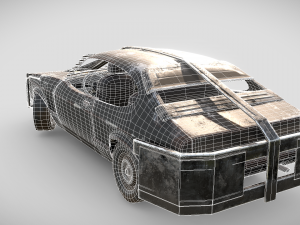 apocalyptic coupe pbr 3D Model