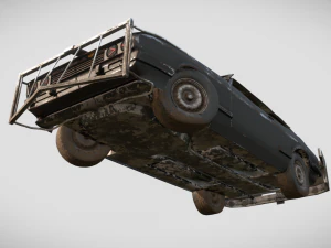 apocalyptic coupe pbr 3D Model