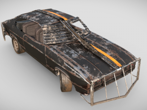 apocalyptic coupe pbr 3D Model