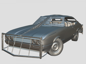 apocalyptic coupe pbr 3D Model