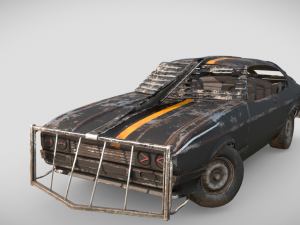 apocalyptic coupe pbr 3D Model