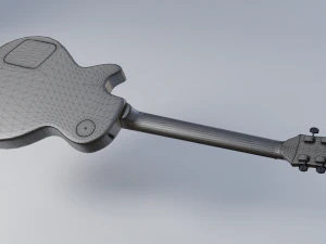 les paul electric guitar 3D Model