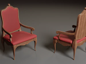 7 modern chair pack 3D Model