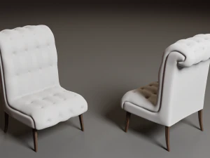 7 modern chair pack 3D Model