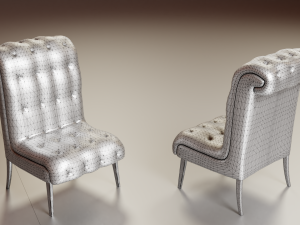 7 modern chair pack Modelo 3D