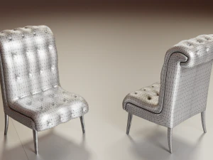 7 modern chair pack 3D Model