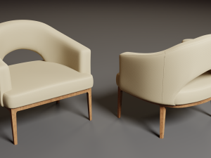 7 modern chair pack Modelo 3D