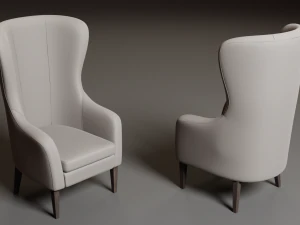 7 modern chair pack 3D Model