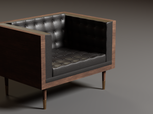box chair Modello 3D
