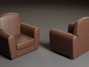 club chair 3D Модель
