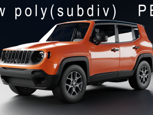 jeep renegade 2016 Modello 3D