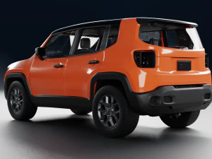 jeep renegade 2016 3D Model