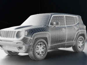 jeep renegade 2016 3D Model