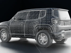 jeep renegade 2016 3D Model