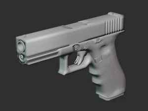 handgun 3D Model
