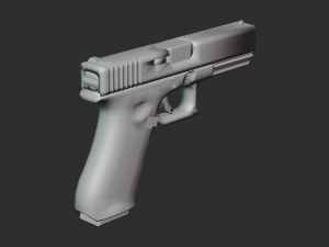 handgun 3D Модель