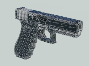 handgun 3D Модель