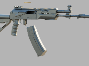 ak12 assault rifle Modèle 3D