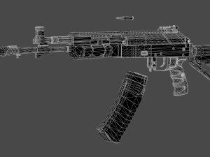 ak12 assault rifle 3D Model
