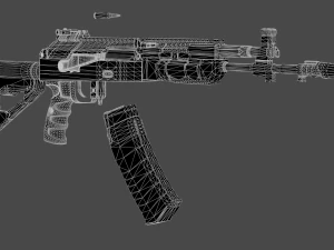ak12 assault rifle 3D Model