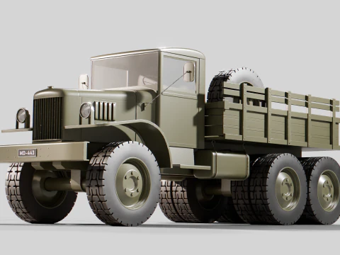 Caminh&atilde;o Utilit&aacute;rio Modelo 3D