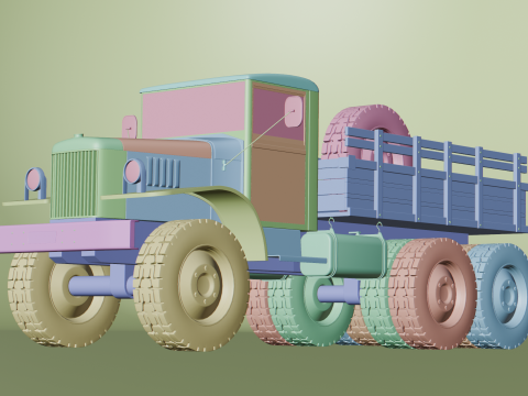 Utility Truck Modelo 3D