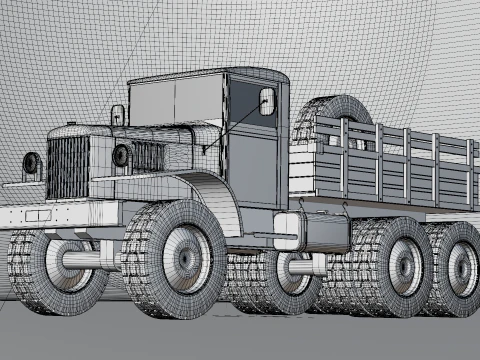 Utility Truck 3D Model