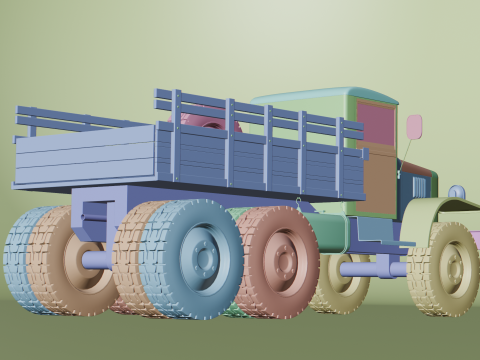Utility Truck Modelo 3D