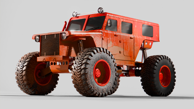 Offroad Sand Rail Truck Model 3D .c4d .max .obj .3ds .fbx .stl .blend 